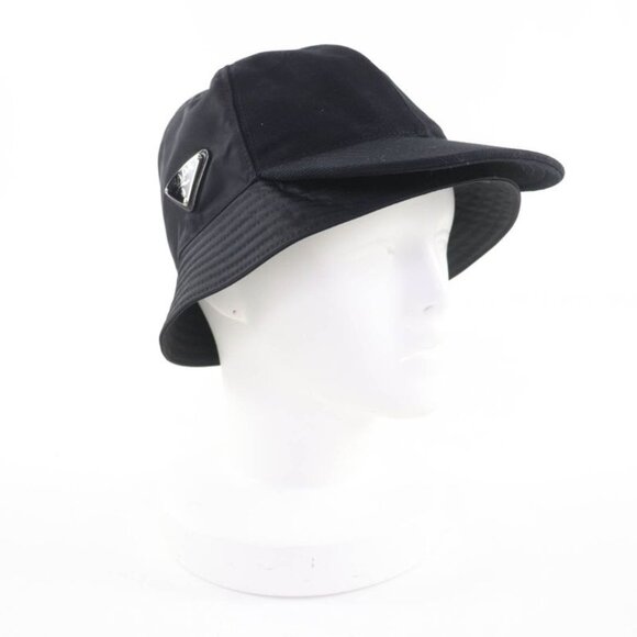 Prada 2 Hc281 Triangle Logo Re-nylon Bucket Hat Black main image 10